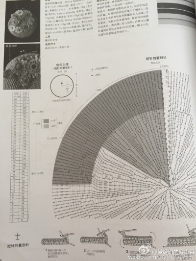  钩针 钩花