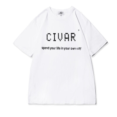 CIVAR 2016S/S 简约LOGO字母印花短袖T恤