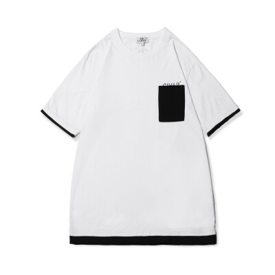 CIVAR 2016S/S Pocket tee 简约拼接口袋短袖T恤