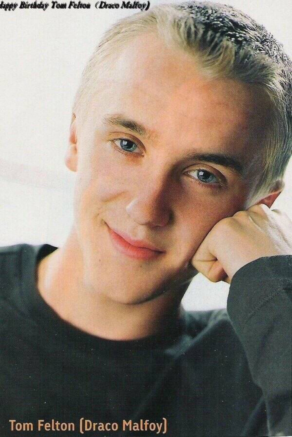 Tom Felton|Draco Malfoy【图源：微博】