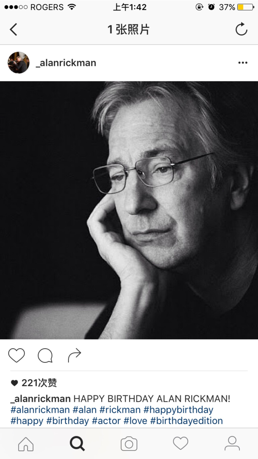 Alan Rickman【图源：ins】