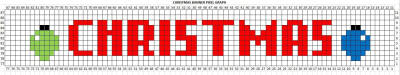 Crochet Merry Christmas Pixel Graph - Repeat Crafter Me http://www.repeatcrafterme.com/2015/09/crochet-merry-christmas-pixel-graph.html