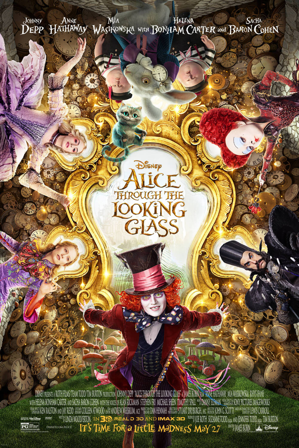 爱丽丝梦游仙境2：镜中奇遇记 / Alice Through the Looking Glass (2016) “谁又分得清梦幻与现实”