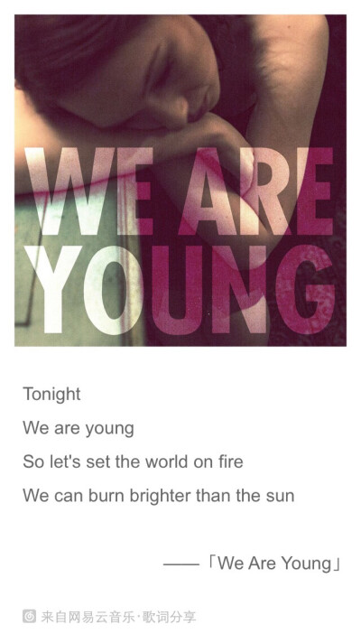 We are young 