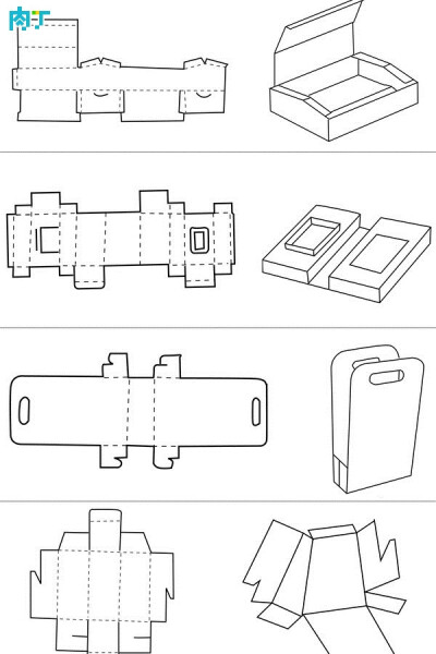 包装展开图