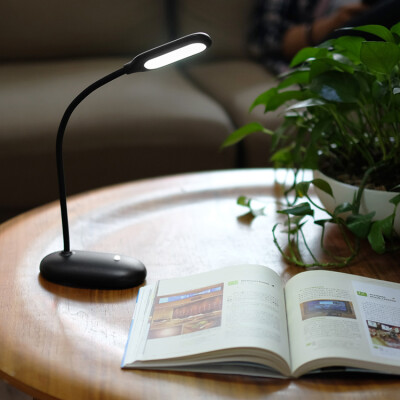 MUID 简约LED护眼小台灯 充电式可调光 宿舍书桌创意学习灯床头灯