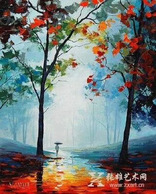 李奥尼德·阿夫列莫夫（Leonid Afremov, 出生于白俄罗斯维捷布斯克市）继梵高之后，当代最著名的现代印象派艺术家。