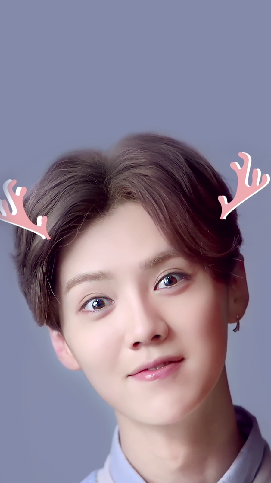 鹿晗 甜美系 壁纸