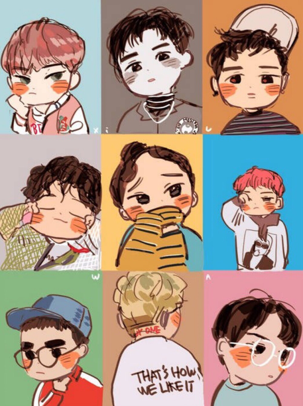 EXO 3rd ALBUM 预告照 LUCKYONE ver. FANART