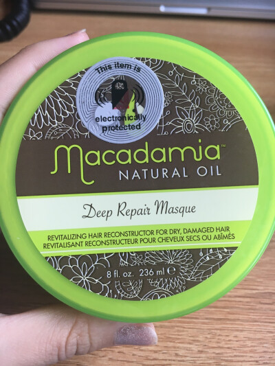 烫发失败 macadamia和椰子油拯救了我感觉比moroccan oil那个hydrating mask好用。