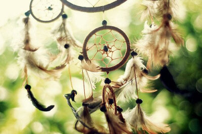 Dream catcher，一种可爱的传统工艺品，充满了印第安人的古老、神秘、原始的感觉。抓住噩梦，送你安眠。
