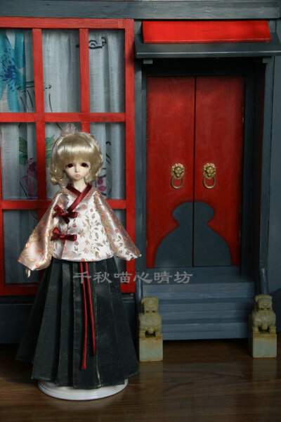 【BJD~4分特体娃衣】汉服袄裙~~~