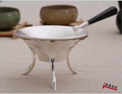 手工雪花银茶滤，
http://s.click.taobao.com/C1BJLXx