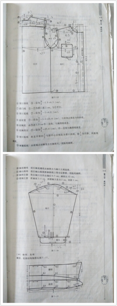 服装打版 男衬衫