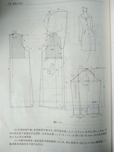 原型版变化 翻领大衣