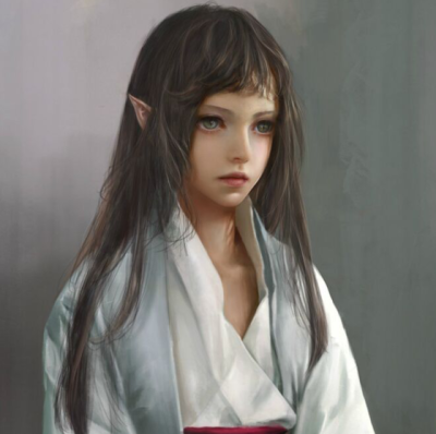 动漫头像 女生头像 油画类