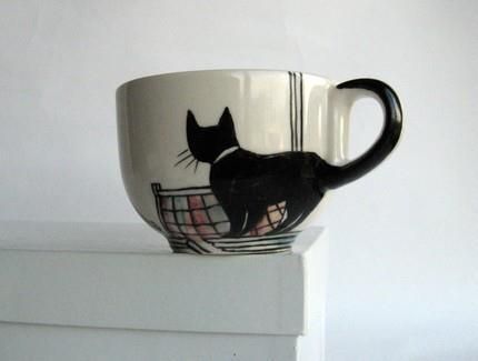 My Little Black Kitty 小黑猫 马克杯 ? From Pinterest