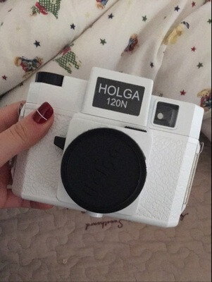 LOMO相機 HOLGA 120N 雪白限量版 樹脂鏡頭特價 標準熱靴