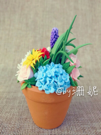 粘土盆栽