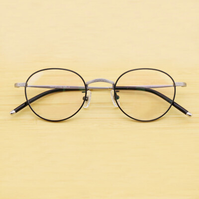 DIT.复古超轻纯钛眼镜架圆框圆形文艺学院风小脸高度近视眼镜框