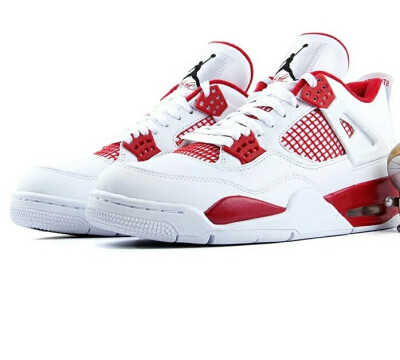 Air Jordan4. 白红