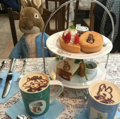 日本 PETER RABBIT CAFE 彼得兔主题餐厅