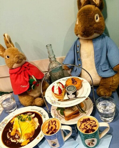 日本 PETER RABBIT CAFE 彼得兔主题餐厅