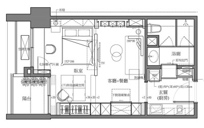 【34平米现代小家】小户型如何实现舒适开阔的感觉，那就要需要对每个细节的认真规划。这套住宅面积34平米，通过简洁的现代风格营造出舒适的空间氛围，开放的规划、错落的格局将生活功能需求清晰展现。