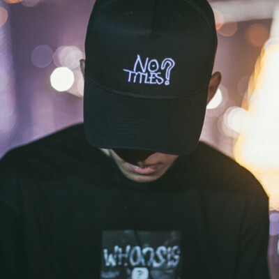 whoosis 2015 SS “No Titles” Cap 弯檐棒球帽 黑色