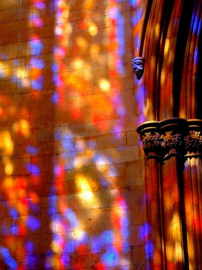 彩色玻璃窗 教堂