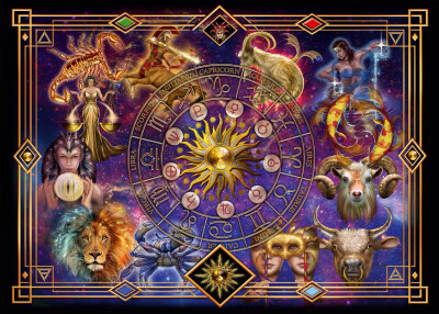 Schmidt 59356 Ciro Marchetti Signs of the Zodiac Premium Quality Jigsaw Puzzle