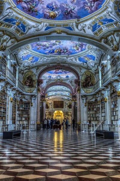 Austria, Monastery #Library in #Admont.Be the Beast, call me Belle, give me the library!