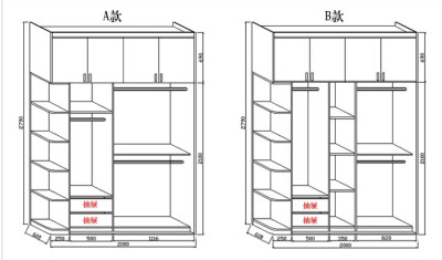 衣柜格局