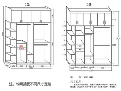 衣柜格局