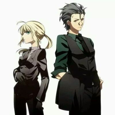 saber ＆ lancer
fate zero