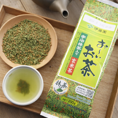 玄米茶*日本进口伊藤园玄米茶 宇治抹茶玄米茶200g 4899