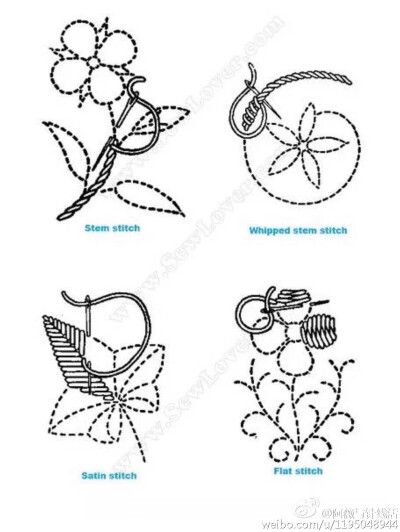 刺绣针法图案5
