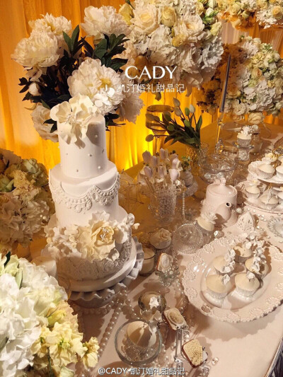 翻糖.婚礼上美美哒的甜品..CADY
凯汀婚礼甜品记