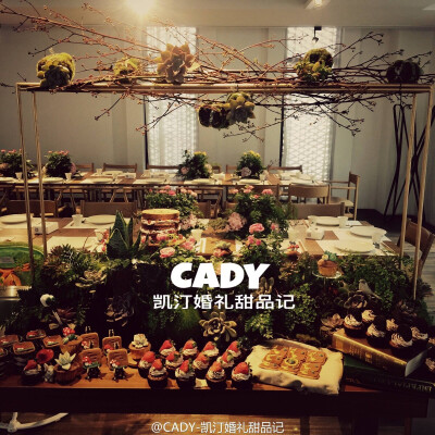 翻糖.婚礼上美美哒的甜品..CADY
凯汀婚礼甜品记