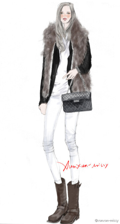 ❀ 手绘时尚插画 ❀