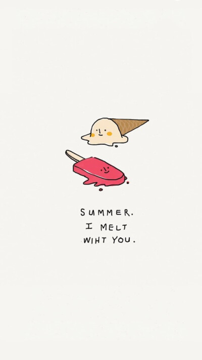 可爱 简约 壁纸 夏天