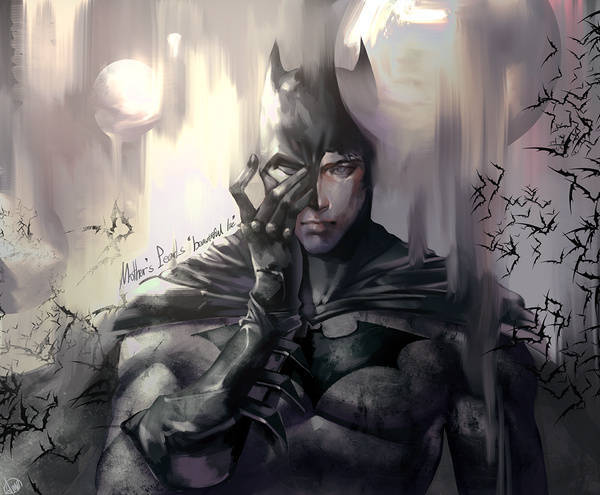 batman 蝙蝠侠 DC插画