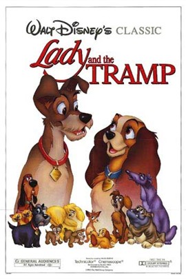 1955/06/16《 Lady and the Tramp》 译名：《小姐与流氓》