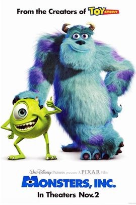 2001《Monsters, Inc》译名：《怪兽电力公司》