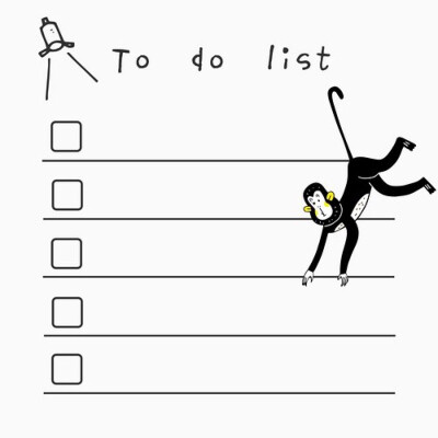 咕咕机打印素材 to do list