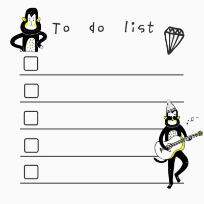 咕咕机打印素材 to do list