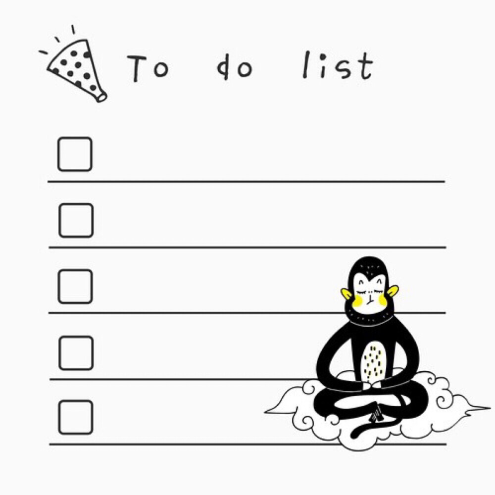 咕咕机打印素材 to do list