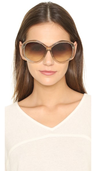 Linda Farrow Luxe 几何太阳镜