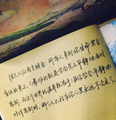 同样是很喜欢的一本书 卢思浩《你要去相信，没有到不了的明天》正能量满满哦~也是曾经就那样猝不及防地让我热泪盈眶的一本书