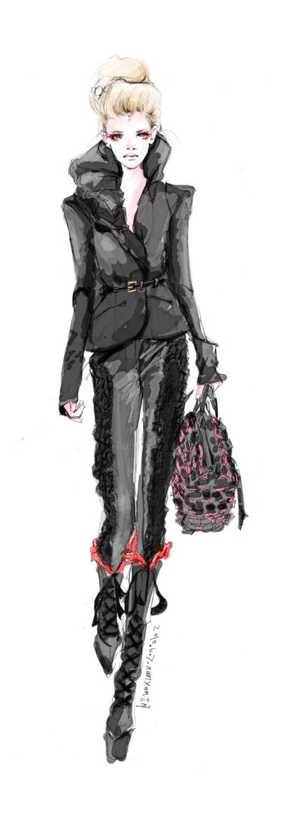 ❀ 手绘时尚插画 ❀